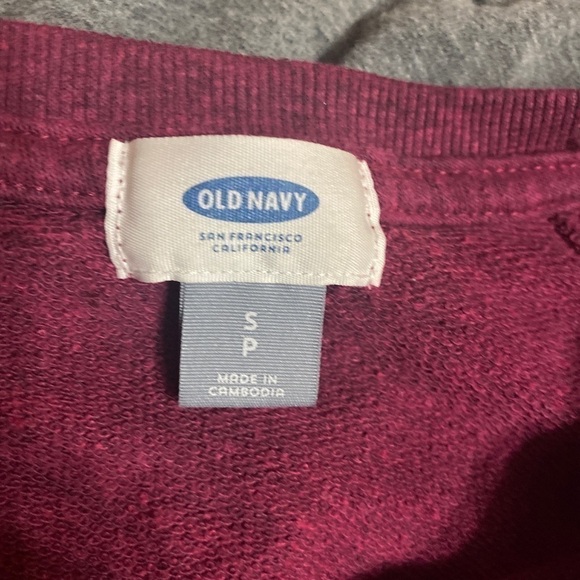 Old Navy Sweatshirt Small Womens Active Purple Long Sleeve Crew Neck. P22 - Picture 2 of 7